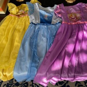 Lot of Girls Princess Gown Pajamas